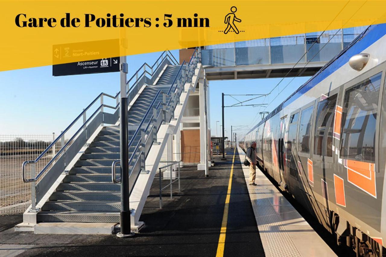 Le Cosy By Goodbnb - Proche Gare - 15Min Futuroscope Poitiers Bagian luar foto